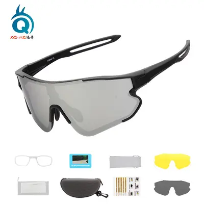 Polarized Cycling Glasses, UV Protection, Myopia Compatible, Unisex - 11