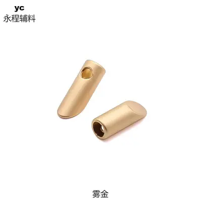 3.5mm Zinc Alloy Metal Drawstring Cord End Lock, for Pant Cords - 8