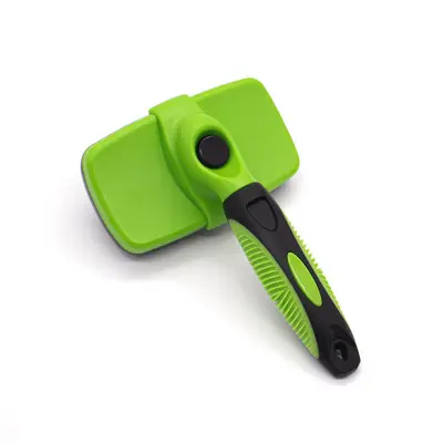 Cat and Dog Grooming Comb with Metal Pins and Slicker Brush - 7