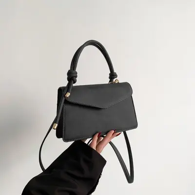 Women's Small Square Crossbody Bag, Simple Versatile Single-Shoulder Design - 7