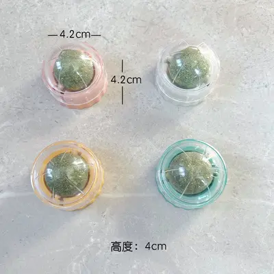 Rotating Catnip Ball Cat Toy with Lick and Chew Teeth Cleaning Function - 10