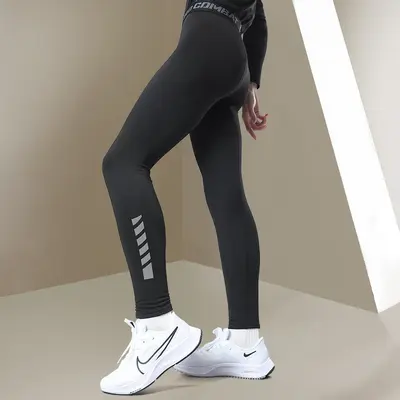 Erkek Kışlık Termal Tayt, Polar Astarlı, Yüksek Elastikiyetli Spor Taytı - 10