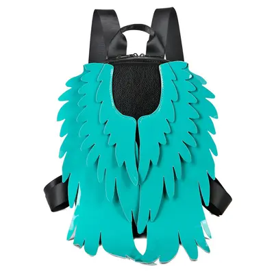 Women's Laser Wing-Design Fashion Backpack, Multi-Colour - 9