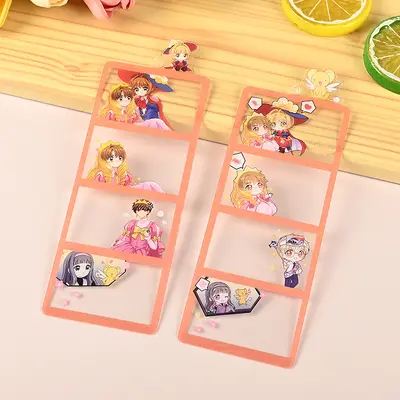 Transparent Card Bookmark, Custom Design, DIY Photo Collection Card