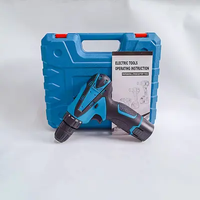Foreign trade model 12V rechargeable drill lithium battery multifunctional electric drill set accessories multifunctional screwdriver electric screwdriver