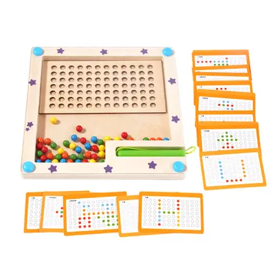 Magnetisches Labyrinth-Kartenspiel, ab 3-6 Jahren, Konzentrationstraining