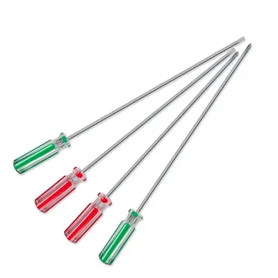 Manyetik 3x200mm ince çapraz şekilli tornavida, fan tornavidası, küçük cihaz kabuğu sökme ve tamir aleti.