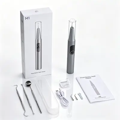 超声波洁牙器便携电动洗牙器5种模式可视超声波洁牙器去除牙结石