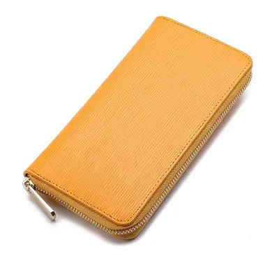Men's Wallet with Water Ripple Pattern, Long Zipper, Unisex Clutch - 13