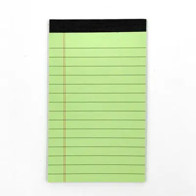 A7 Colored Tear-Off Memo Pad, Non-Adhesive, 30 Sheets, Lined - 11