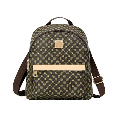 Women's Printed Small Backpack, Korean Style - 6