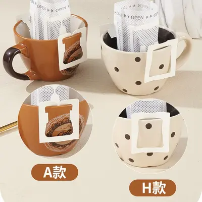 Verdickte, lebensmittelechte Tropfkaffee-Filterbeutel - 4