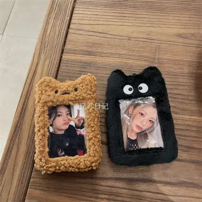 Plush Card Holder in Korean INS Style for Bus Cards and Idol Photocards