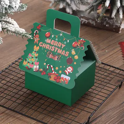 2025 Weihnachts-Verpackungsbox für Nougat, Schokolade und Kekse