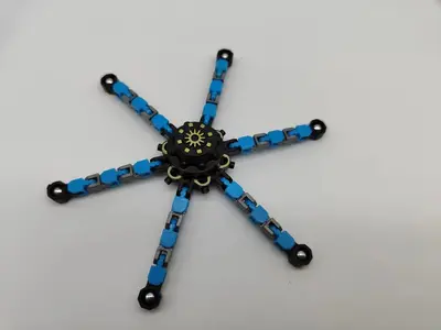 Mechanical Chain Gyro Stress Relief Toy, Transformable Fidget Toy - 10