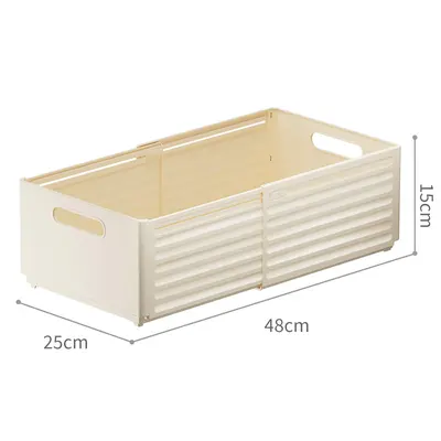 Retractable clothing storage box plastic drawer box toy storage various storage box kitchen desktop storage box - 10