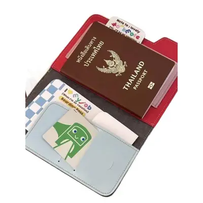 Pasaport tutucusu çok işlevli, renkli, seyahat kartı cüzdanı - 6