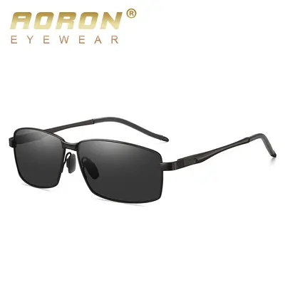 Men's Polarized Sunglasses, Metal Frame, UV400 Photochromic Driving Glasses A770 - 7