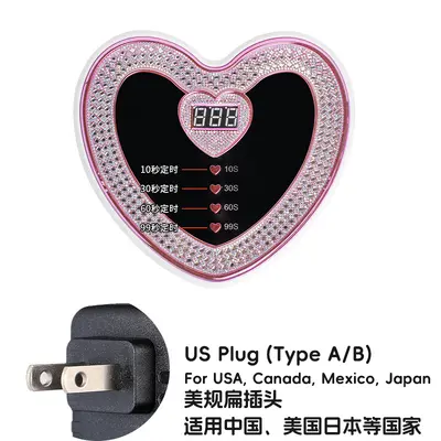 美甲店专用照灯速干uv胶固化紫光灯大功率穿戴甲美甲灯高级烘干机 - 7