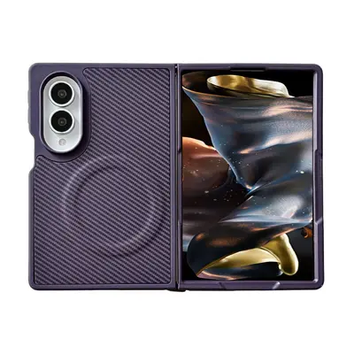Samsung Galaxy Z Flip 8/7/6 ve Z Fold 8 Ultra için kohlefaser manyetik kılıf