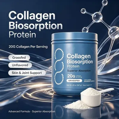 Grass-Fed Collagen Dietary Powder, COA, MSDS and FDA Documents Available - 3