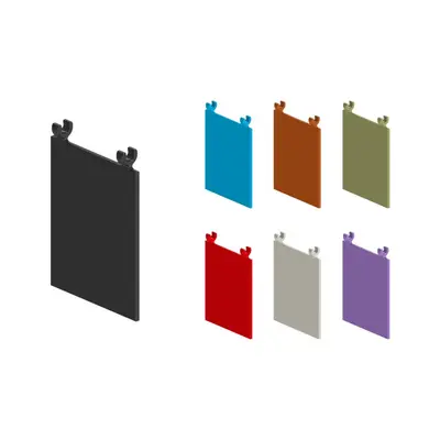 Qunlong Precision Small Particle Bricks Compatible with 2525, 6x4 Flag Parts