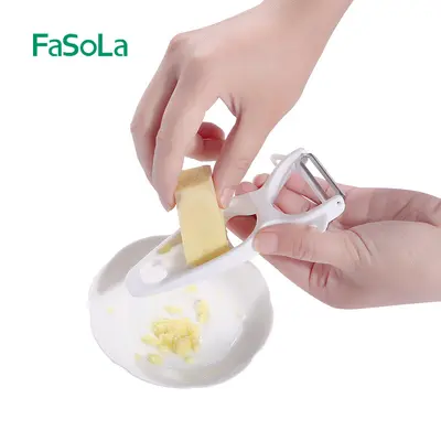 FaSoLa 5-in-1 Gemüseschäler, Edelstahl, vielseitig einsetzbar - 5