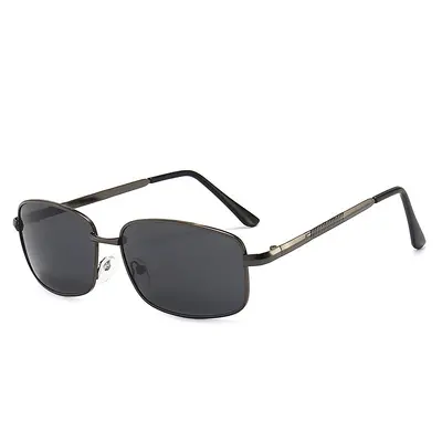 Herren-Metall-Sonnenbrille, quadratisch, polarisiert - 6