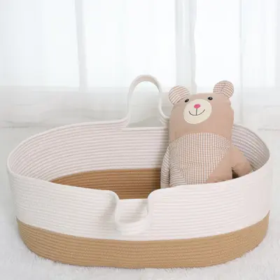 Cotton Rope Baby Portable Handheld Basket - 5