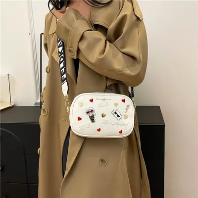 Cartoon Character Women's Camera Bag, Small Square Bag - 4