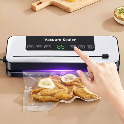 Vacuum sealing machine with cutter, household - 5