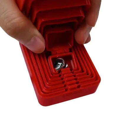 3D Printed Stacking Nesting Box Prank Toy and Stress Relief Toy - 4