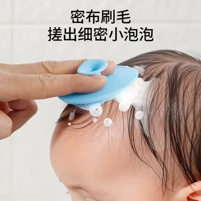 Silicone shampoo brush baby shampoo massage brush face cleansing brush baby shampoo comb baby shampoo 01 simple