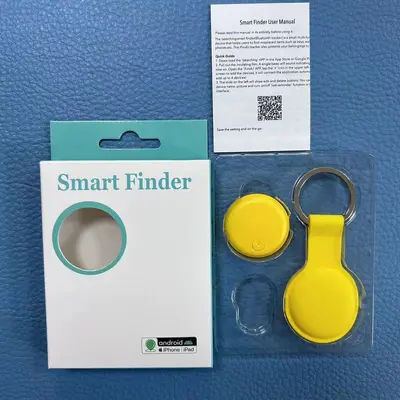Bluetooth kayıp önleyici cihaz, yuvarlak anahtarlık kayıp önleyici bulucu, çift yönlü alarm, Android telefon kamera bulucu - 9