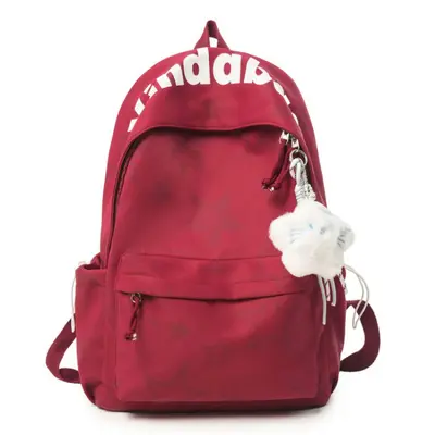 Large Capacity Lightweight Star Print Student Backpack - 9