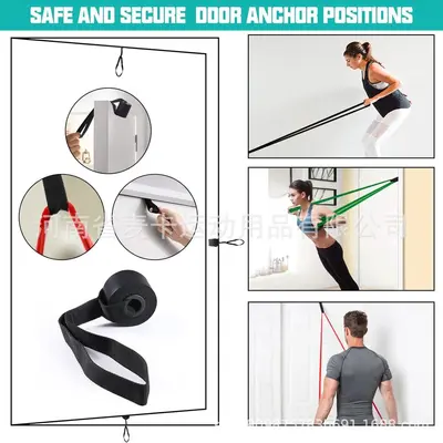 Pull-Up Direnç Bandı Güç Antrenmanı Elastik Bant Ev Fitness Seti