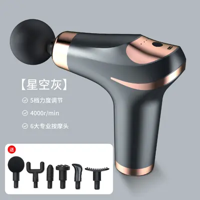 厂家直销筋膜枪肌肉按摩器电动专业级5档变频Mini长续航6头多功能 - 8