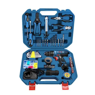 Dongcheng rechargeable drill set, lithium battery, multifunctional - 5