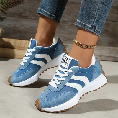Women's Plus Size Chunky Dad Shoes, Thick Sole, Spring/Summer 2025 - 11