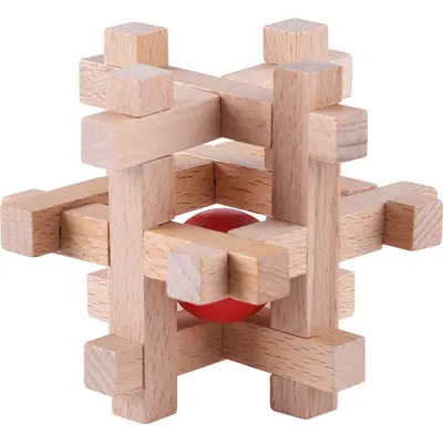 Luban Lock Full Set, Wooden Puzzle, High Difficulty - 6