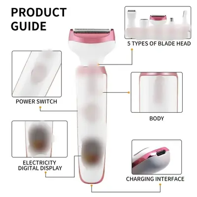 4-in-1 electric epilator for women