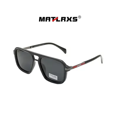 Men's Polarized UV400 Retro Double-Bridge Driving Sunglasses Model 1642 - 1