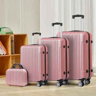 ABS+PC Luggage Set with Combination Lock and Universal Wheels - 3