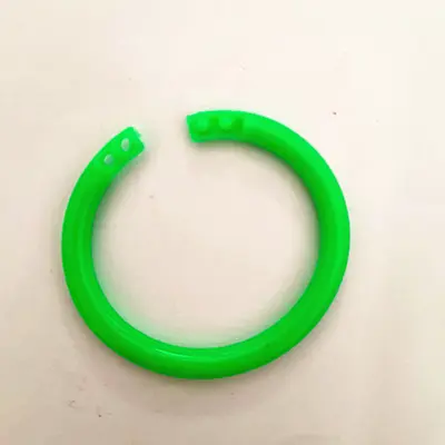 Colorful Plastic Double-Loop Binding Rings for Notebooks - 10
