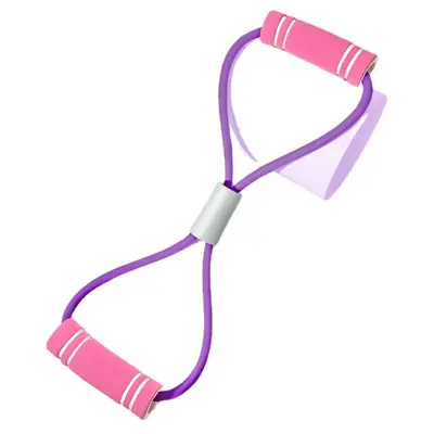 Figure-8 Fitness Resistance Band Chest Expander for Shoulders and Back - 8