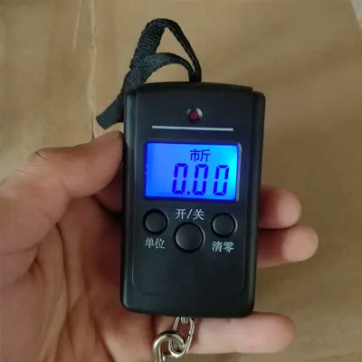 A060 halat el çantası ölçeği mini bagaj ölçeği el çantası dijital asılı ölçekli ekspres ölçekli parsel tartı 40 KG yaylı ölçek - 7