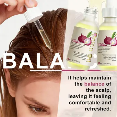 Onion Oil Hair Care Treatment, Anti-Hair Loss and Oil Control - 3