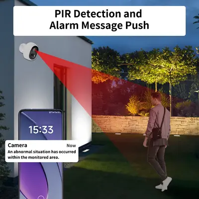 Wireless WiFi surveillance camera, 3MP, smart home