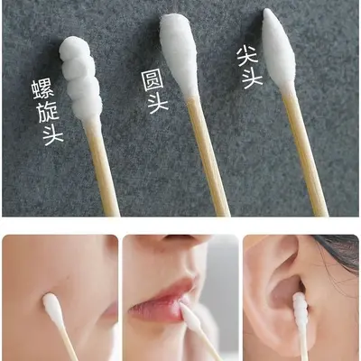 Disposable Cotton Swabs Ear Cleaning Box Double-Head Cotton Swabs Baby Cotton Swabs Makeup Remover Cleaning Cotton Swabs Cotton Swabs Wholesale