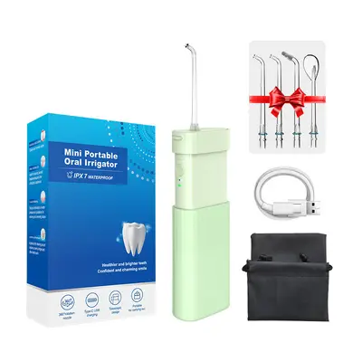 Elektrische Munddusche mit Wasserpumpe, tragbarer Wasserflosser für Zahnspangen - 10